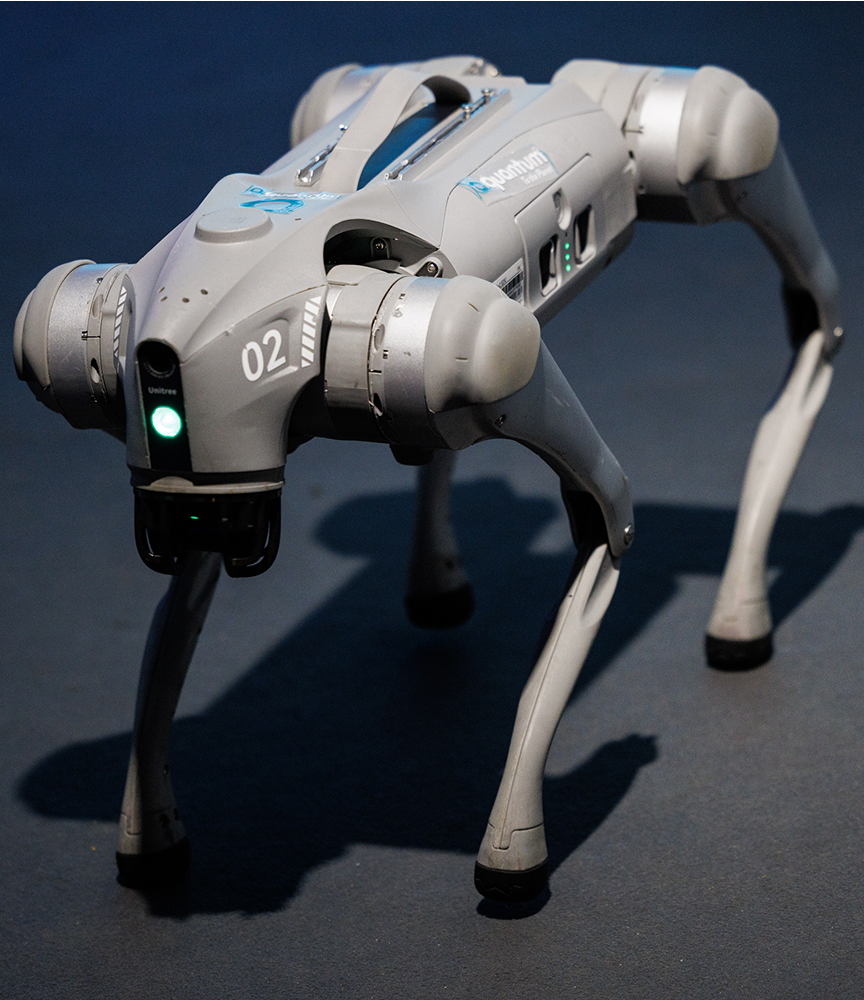 Robot quadrupede di Acea