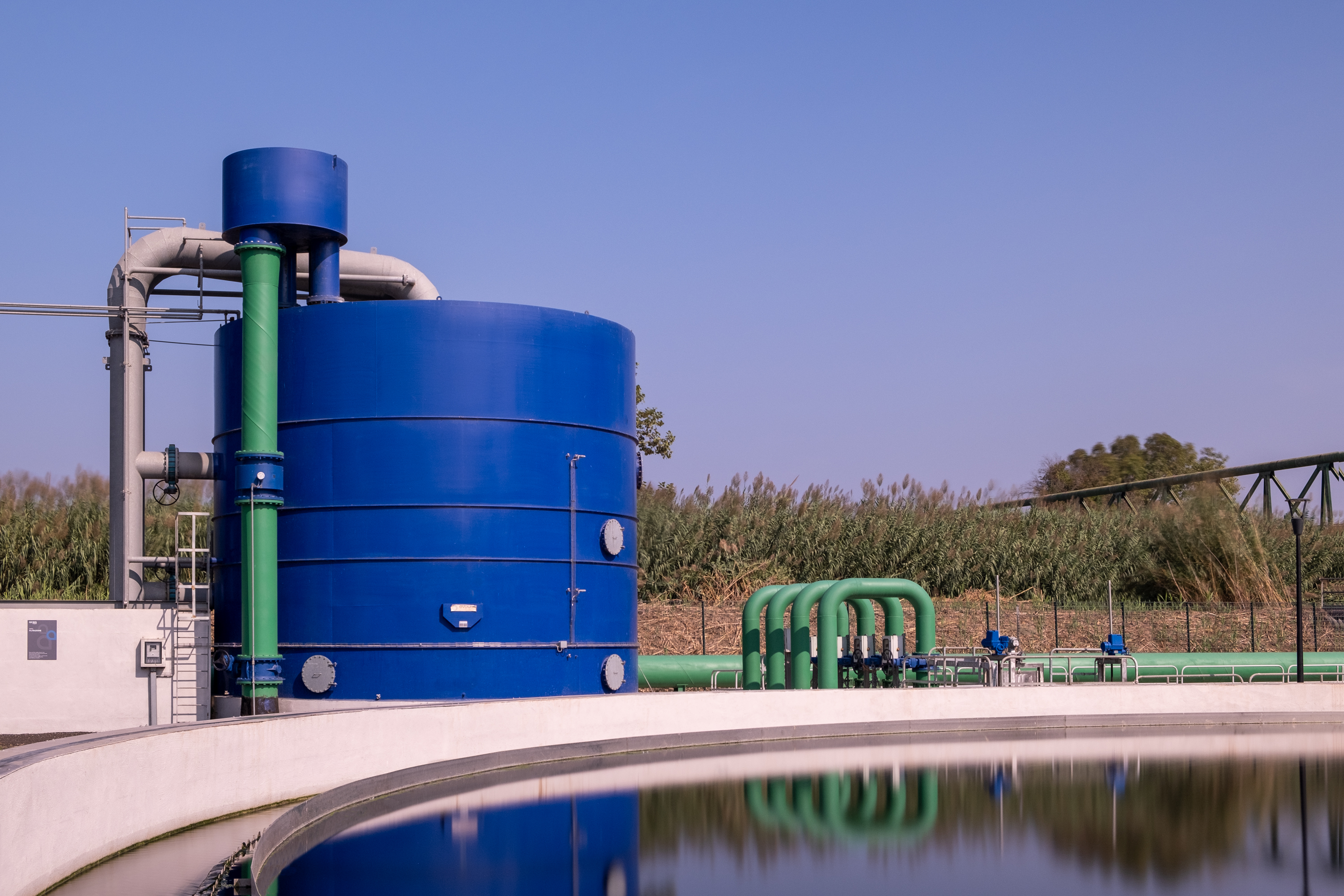 Depuratore di Fregene gestito da Acea Acqua